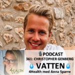 361: VATTEN – kranvatten, filter, temperatur, pH, vad händer i kroppen… Med Christopher Genberg