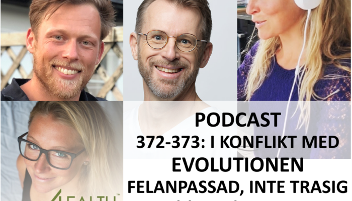 372: Dr Peter Martin & Rasmus Svärd – I konflikt med evolutionen. Felanpassad, inte trasig. Biomekanik och funktionsmedicin (1)