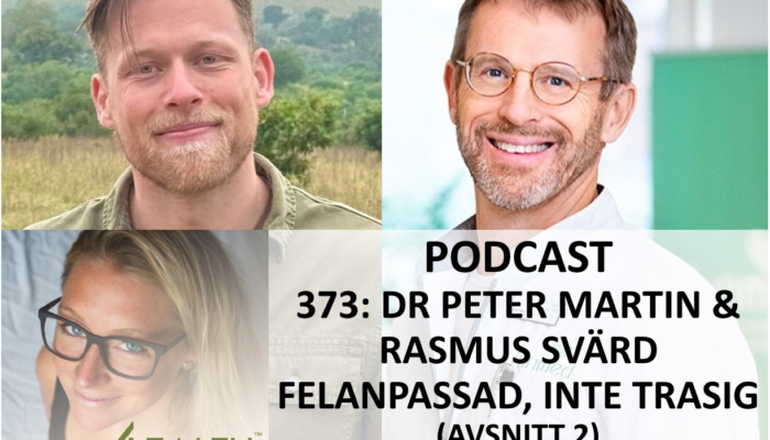 373: I konflikt med evolutionen (2) Med Dr Peter Martin & Rasmus Svärd. Ljus, stress, tandhälsa, relationer, jämställdhet mm.